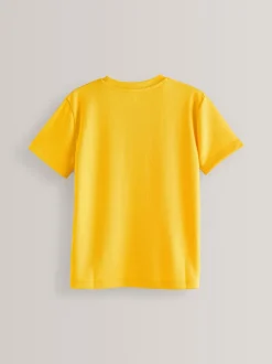 Jaune - T-shirt de sport (3-16ans)