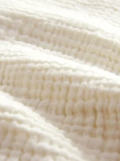 Jaune Buttermilk - Short tissé texturé doux 100% coton (3-16ans)