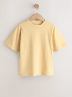 Jaune mou - T-shirt Manches courtes (3-16ans)