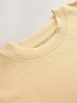 Jaune mou - T-shirt Manches courtes (3-16ans)