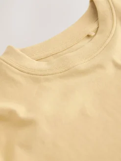 Jaune mou - T-shirt Manches courtes (3-16ans)