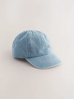Jean bleu Denim - Casquette de baseball 100% coton Chapeaux (1-16ans)
