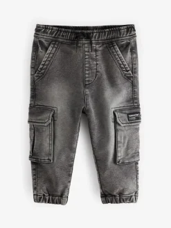 Jean gris - Comfort Cargo Jeans (3mths-7yrs)