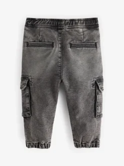 Jean gris - Comfort Cargo Jeans (3mths-7yrs)