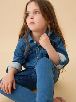 Jean MORI en denim confortable foncé