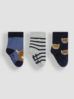 Jojo Maman Bébé Chaussettes de ferme 3-Lot