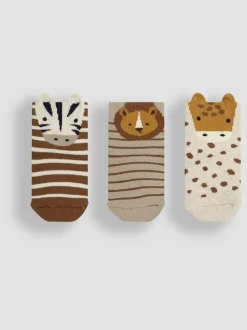 Jojo Maman Bébé 3{Lot de chaussettes Safari extra épaisses