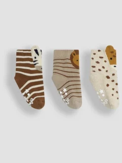 Jojo Maman Bébé 3{Lot de chaussettes Safari extra épaisses
