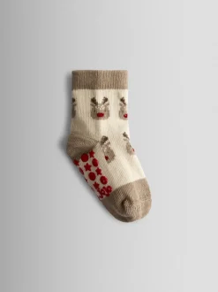 JoJo Maman Bébé 3-Lot Noël Chaussettes extra épais