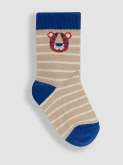 JoJo Maman Bébé 3-Lot Safari Chaussettes