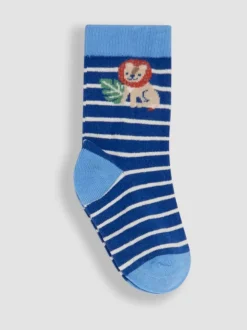 JoJo Maman Bébé 3-Lot Safari Chaussettes