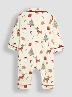 JoJo Maman Bébé Noël Renne Character Pyjama en jersey douillet
