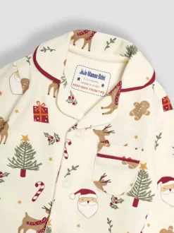 JoJo Maman Bébé Noël Renne Character Pyjama en jersey douillet