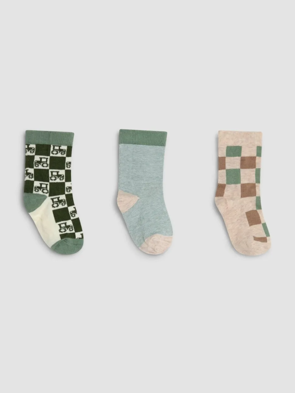 Jojo Maman Bébé 3{Paquet de chaussettes tracteur