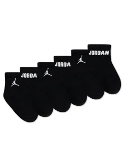 Jordan Everyday Essential Noir Chaussettes 6 Lot