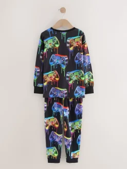 Joueur éclairé - Pyjama simple à manches longues (3-16ans)