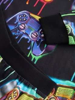 Joueur éclairé - Pyjama simple à manches longues (3-16ans)