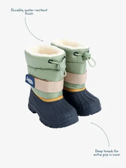 kaki - Bottes de neige JoJo Maman Bébé confortables