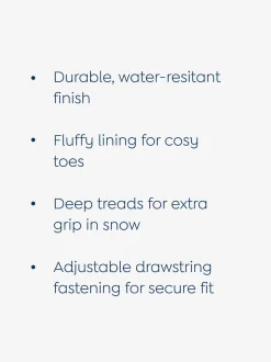 kaki - Bottes de neige JoJo Maman Bébé confortables