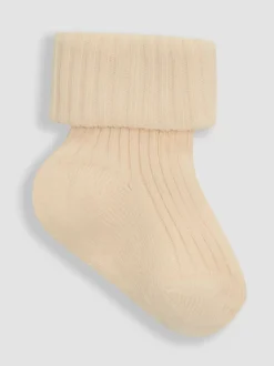 kaki - Lot de 3 paires de chaussettes côtelées JoJo Maman Bébé bébé