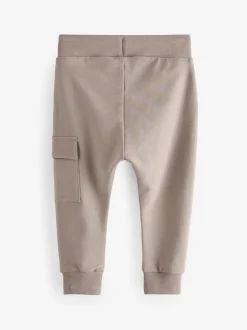 Kaki vert/gris/noir - Jogging cargo super skinny, lot de 3 (3mois-7ans)