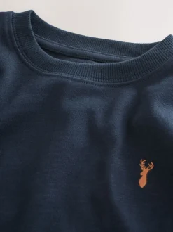 Kaki/Fauve/Violet/Marine - Lot de 4 T-shirts à manches longues et confortables (3-16ans)