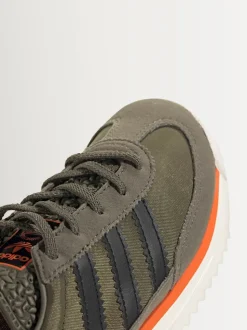 Kaki/noir - Baskets adidas Originals SL 72 RS à lacets élastiques