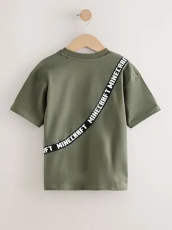 Kaki/vert - T-shirt Minecraft Bag (3-16ans)