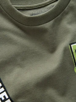 Kaki/vert - T-shirt Minecraft Bag (3-16ans)