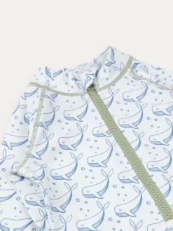 KIDLY BY MORI Combinaison anti-soleil Bleu à manches 3/4