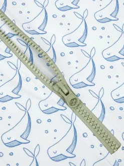 KIDLY BY MORI Combinaison anti-soleil Bleu à manches 3/4