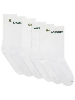 Lacoste 6-Lot Chaussettes en Coton Col rond