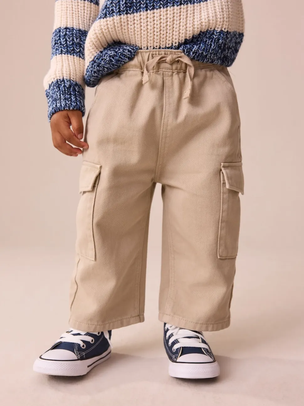 Lavé à la pierre - Pantalon cargo ample (3mois-7ans)