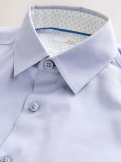 lilas - Manches longues Chemises à bordures intelligentes (3-16yrs)