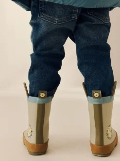 Lion neutre - Bottes de pluie à poignée