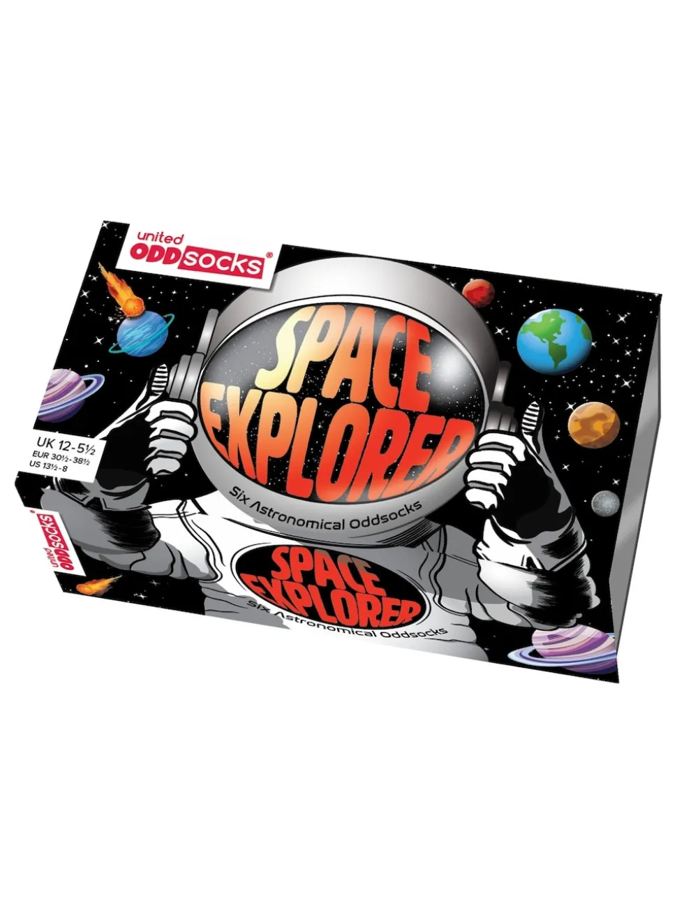 Lot 3 chaussettes United Odd Chaussettes Space Explorer