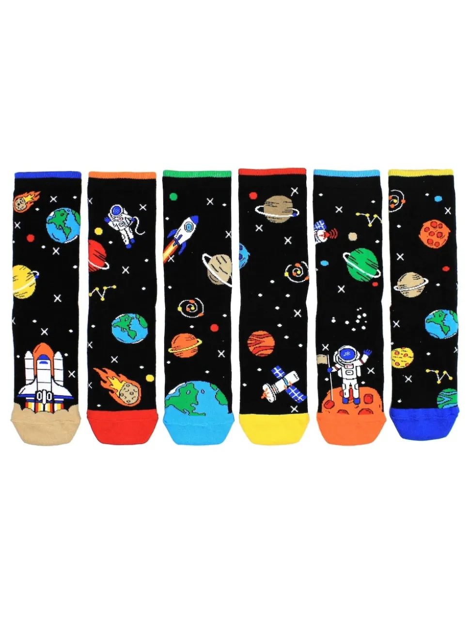 Lot 3 chaussettes United Odd Chaussettes Space Explorer