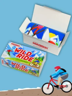 Lot 6 paires de chaussettes United Odd Socks Wildride garçon