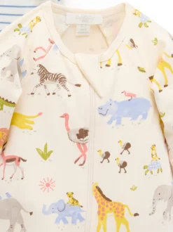 Lot de 2 Combinaison de nuit zippés Purebaby