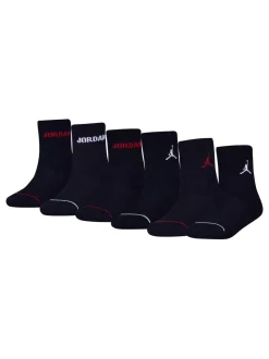 Lot de 6 paires de chaussettes Jordan Legend Crew noires