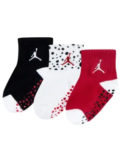 Lot de 3 paires de chaussettes Jordan Grippy blanches