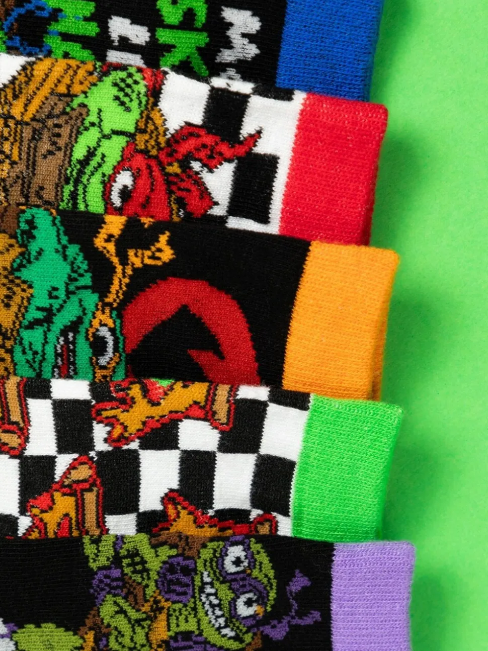 Lot de 5 paires de chaussettes Vanilla Underground Teenage Mutant Ninja Turtles