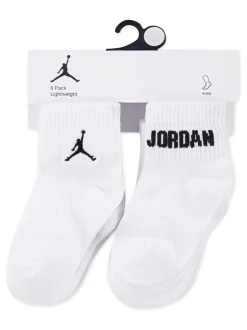 Lot de 6 paires de chaussettes Jordan Everyday Essential blanches