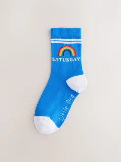 Lot de 7 paires de chaussettes Little Bird by Jools Oliver Bright Arc-en-ciel Days Of The Week