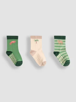 Lot de 3 paires de chaussettes imprimées JoJo Maman Bébé