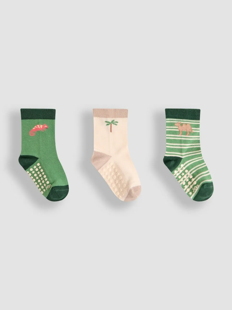 Lot de 3 paires de chaussettes imprimées JoJo Maman Bébé