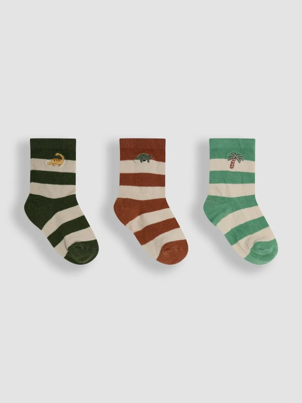 Lot de 3 paires de chaussettes imprimées JoJo Maman Bébé