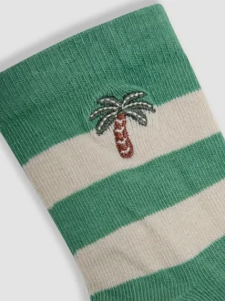 Lot de 3 paires de chaussettes imprimées JoJo Maman Bébé