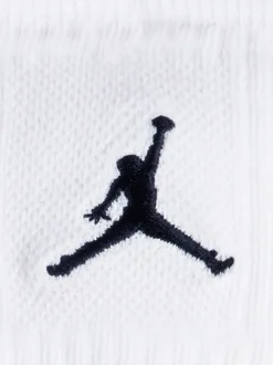 Lot de 6 paires de Chaussettes Jordan Legend Col rond Blanches