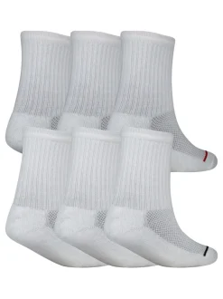Lot de 6 paires de Chaussettes Jordan Legend Col rond Blanches